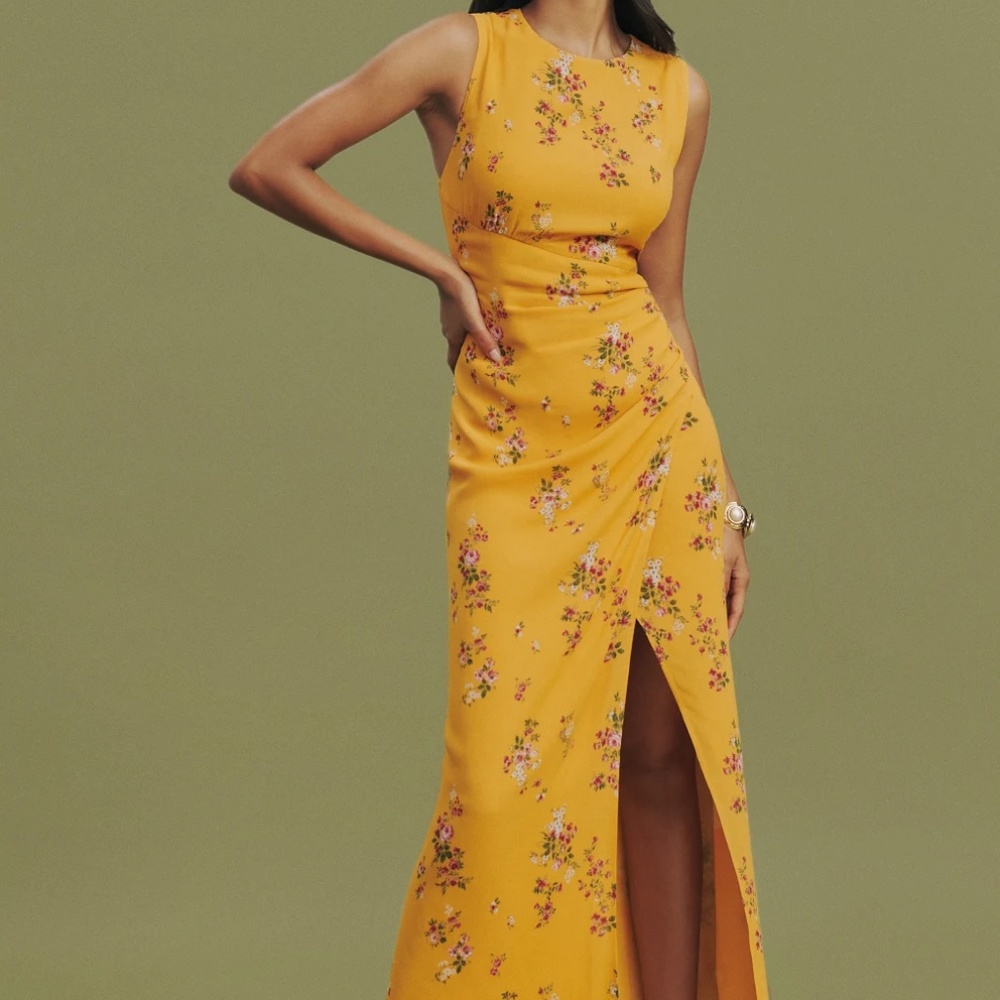 Reformation Sancerre Ledger Dress